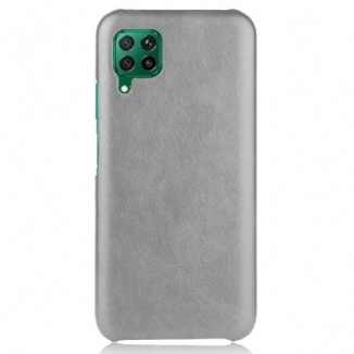 Capa Para Huawei P40 Lite Efeito Couro De Desempenho Lichia