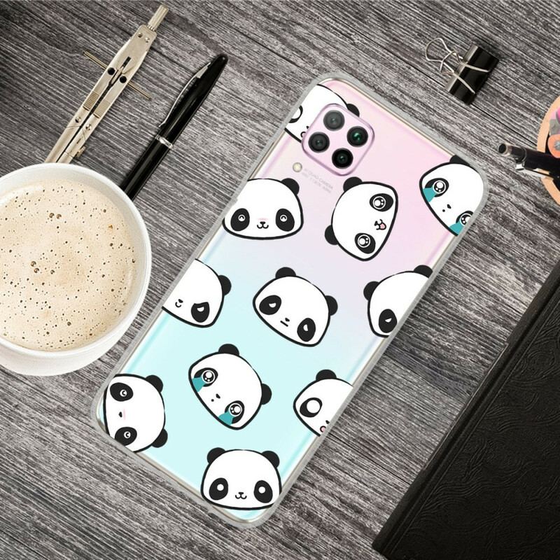 Capa Para Huawei P40 Lite Pandas Sentimentais