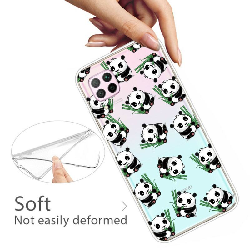 Capa Para Huawei P40 Lite Pequenos Pandas