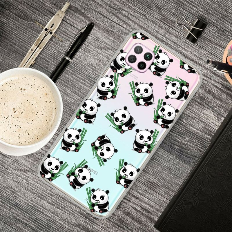 Capa Para Huawei P40 Lite Pequenos Pandas