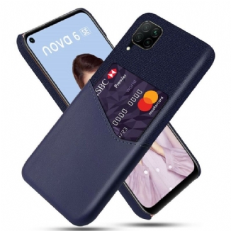 Capa Para Huawei P40 Lite Titular Do Cartão Ksq