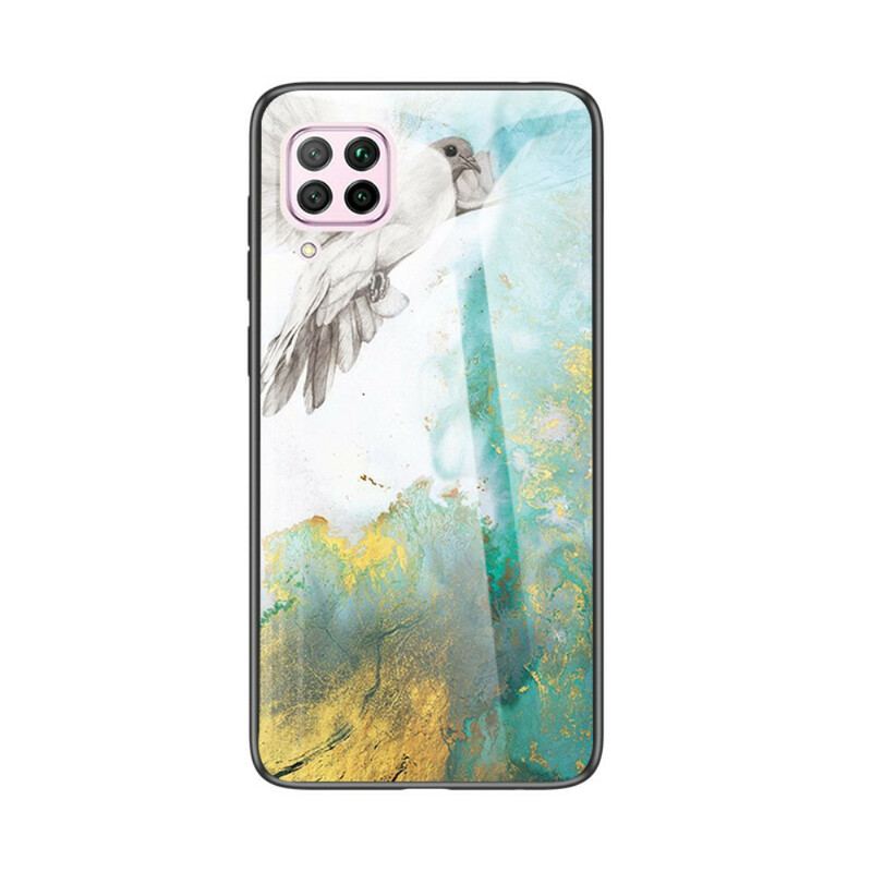 Capa Para Huawei P40 Lite Vidro Temperado De Cores Premium