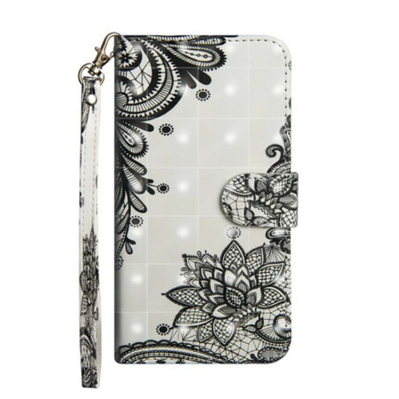 Capa Flip Para OnePlus 8 Totalmente Renda
