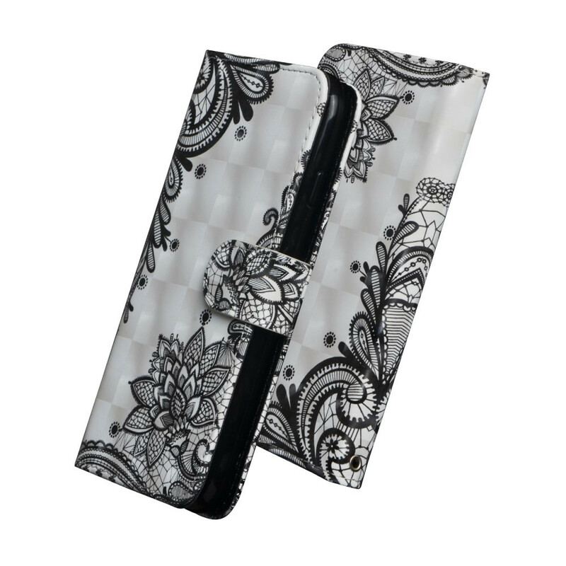 Capa Flip Para OnePlus 8 Totalmente Renda