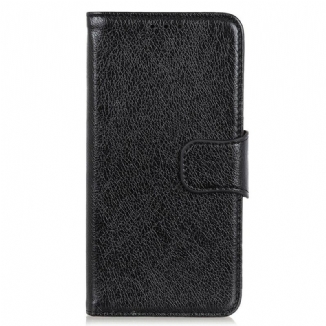 Capa Em Pele Para iPhone 13 Pro Couro Napa Rachado
