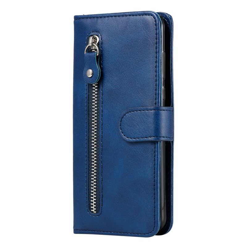 Capa Em Pele Para iPhone 13 Pro Porta-moedas Vintage