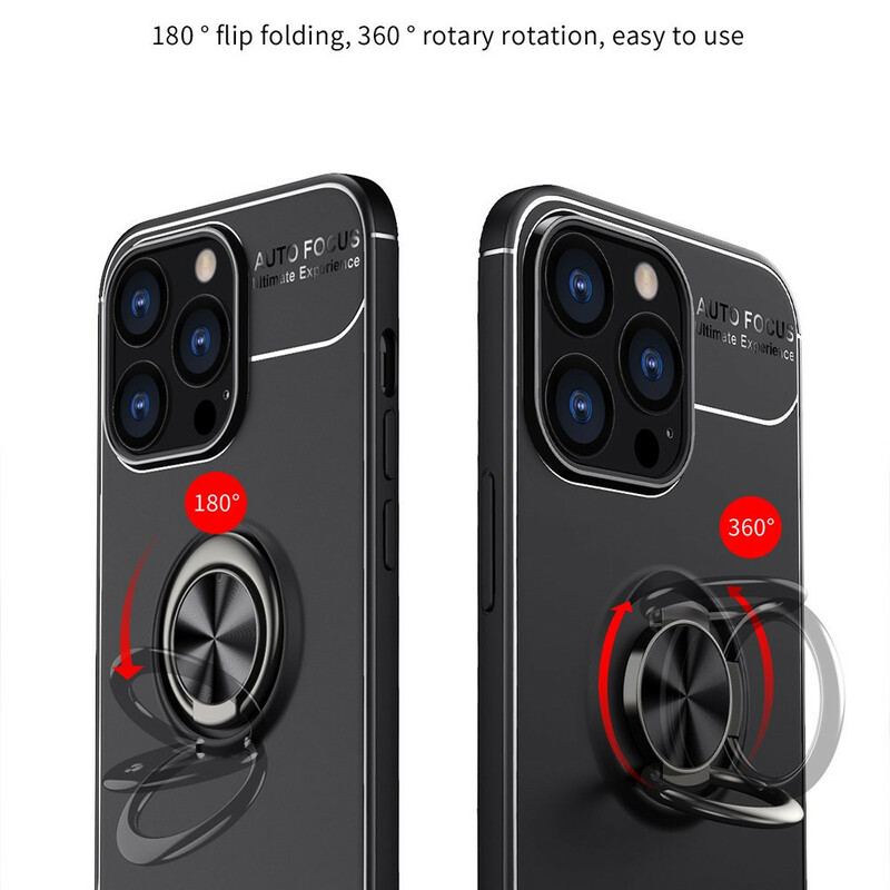 Capa Para iPhone 13 Pro Anel Giratório