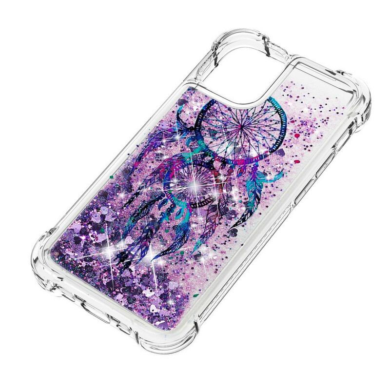 Capa Para iPhone 13 Pro Apanhador De Sonhos Glitter