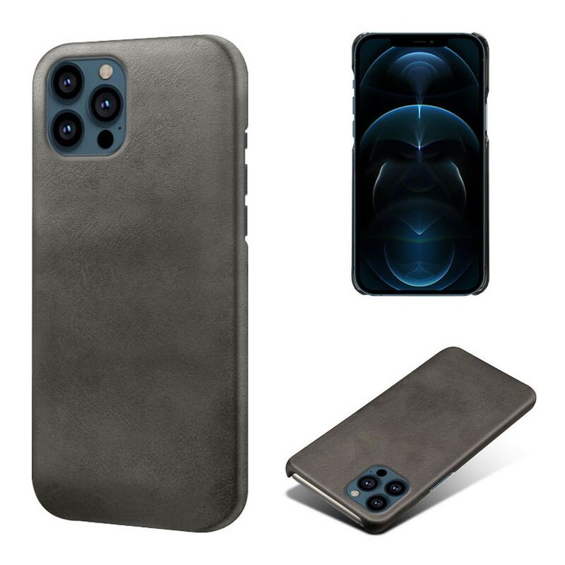 Capa Para iPhone 13 Pro Efeito Couro Ksq
