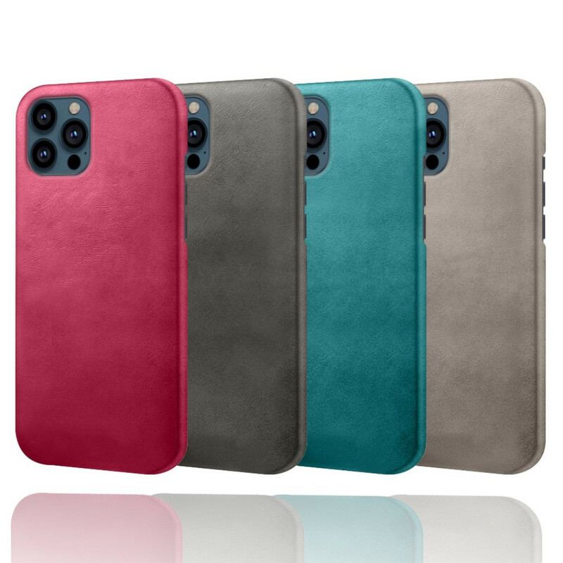 Capa Para iPhone 13 Pro Efeito Couro Ksq