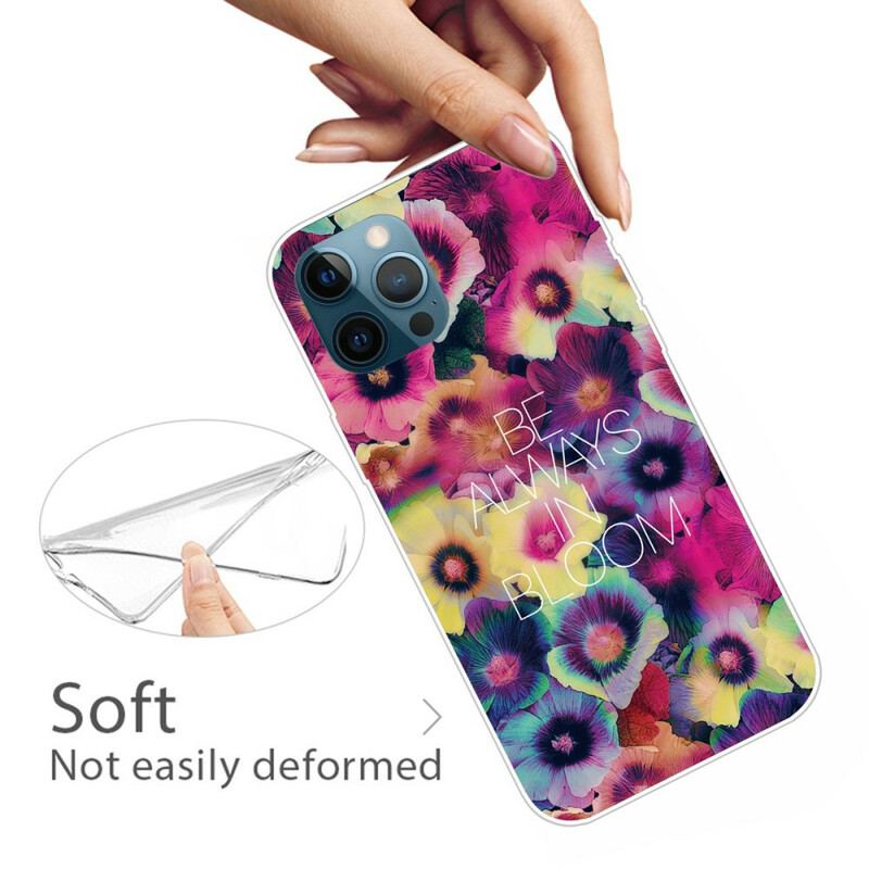 Capa Para iPhone 13 Pro Esteja Sempre Em Flor