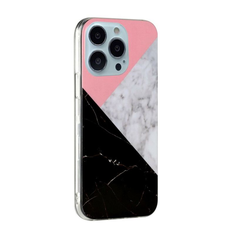 Capa Para iPhone 13 Pro Geometrias De Mármore