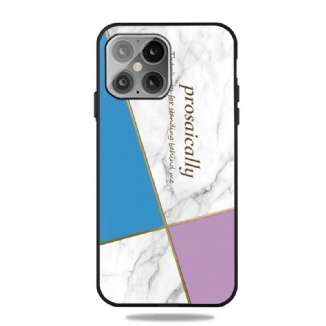 Capa Para iPhone 13 Pro Mármore Estilizado
