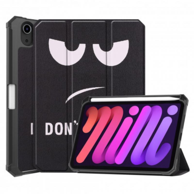 Capa De Celular Para iPad Mini 6 (2021) Porta Caneta Não Me Toque