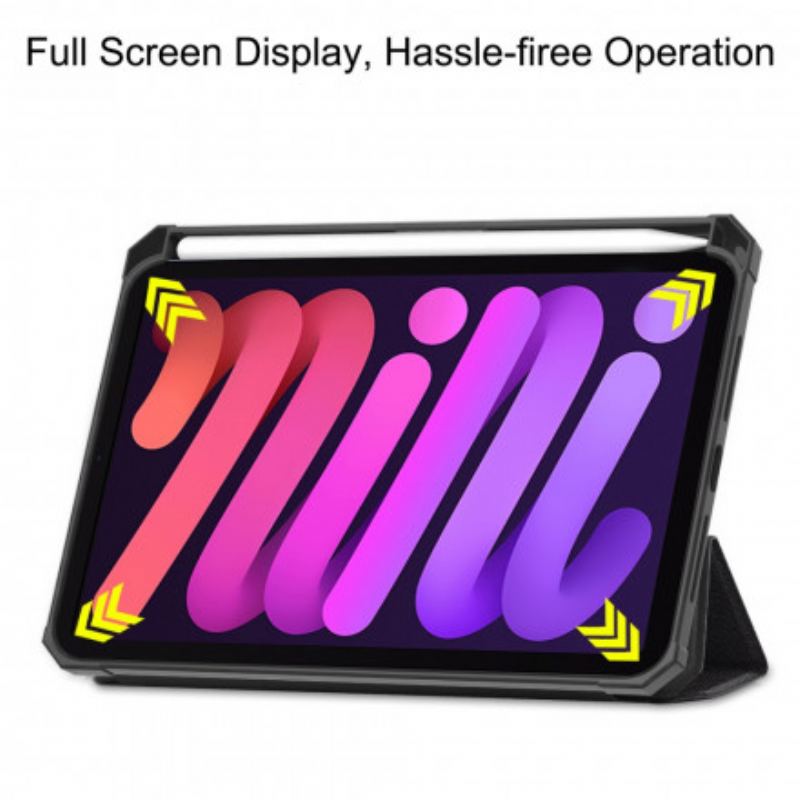 Capa De Celular Para iPad Mini 6 (2021) Porta Caneta Não Me Toque