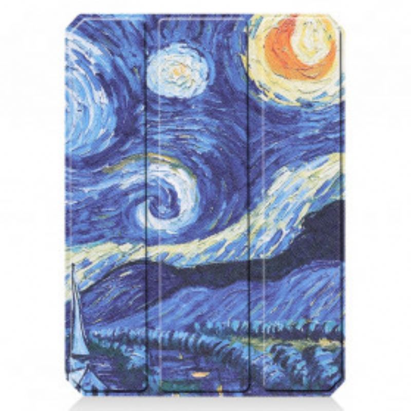 Capa De Celular Para iPad Mini 6 (2021) Porta Caneta Noite Estrelada