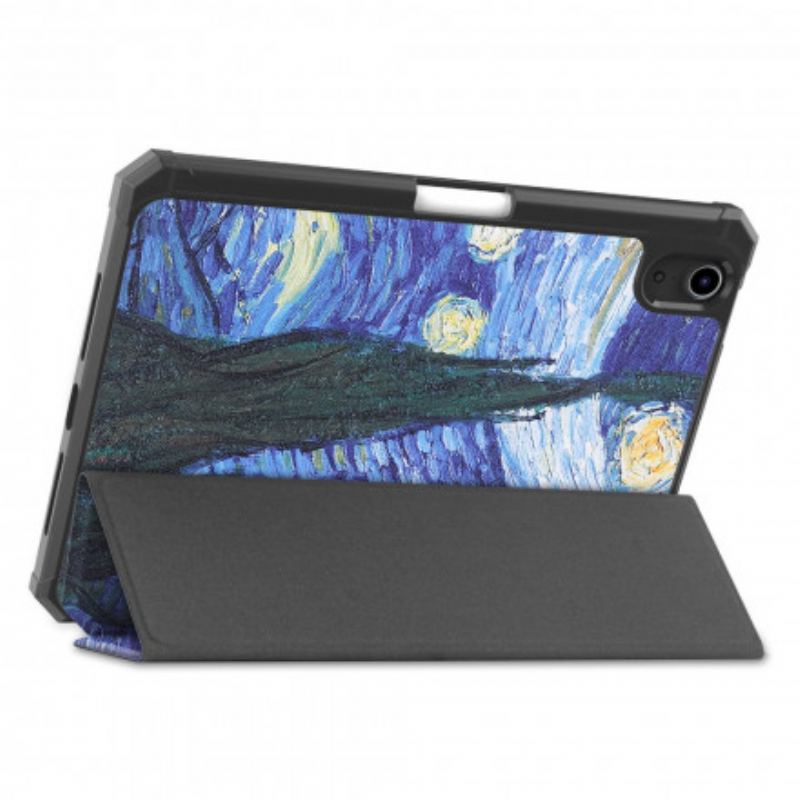 Capa De Celular Para iPad Mini 6 (2021) Porta Caneta Noite Estrelada