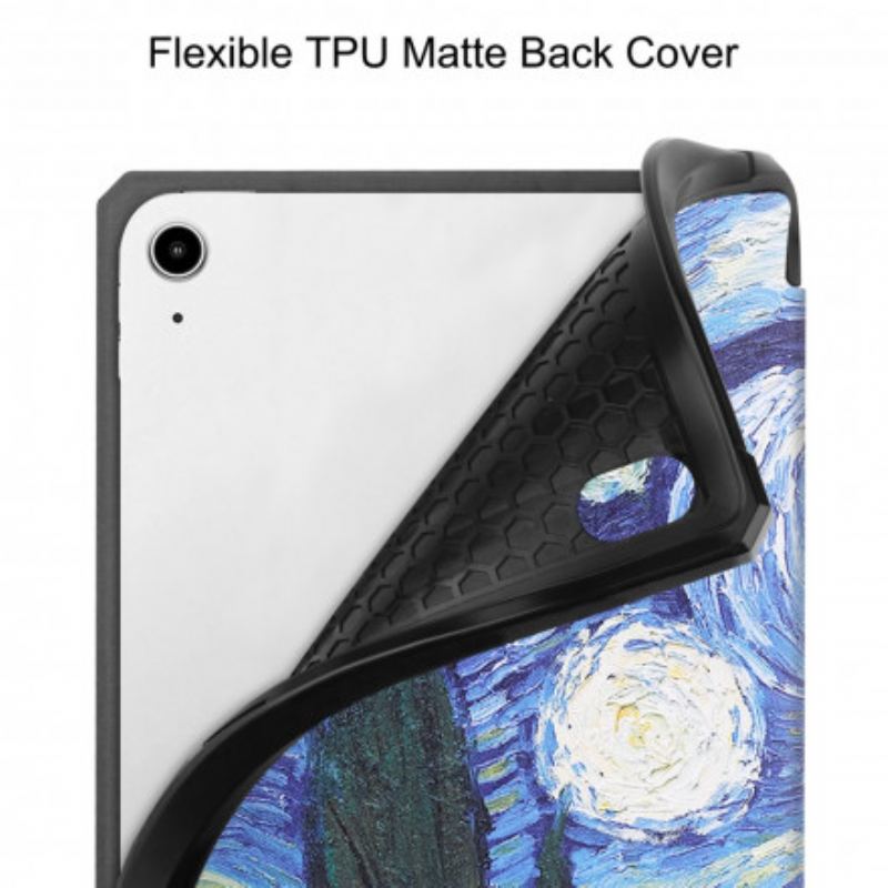 Capa De Celular Para iPad Mini 6 (2021) Porta Caneta Noite Estrelada