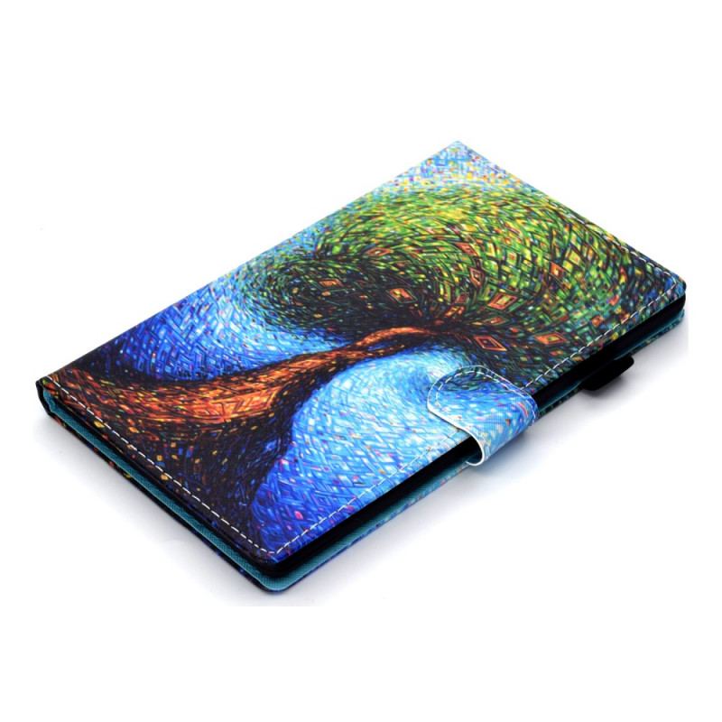 Capa De Couro Para iPad Mini 6 (2021) Árvore Artística