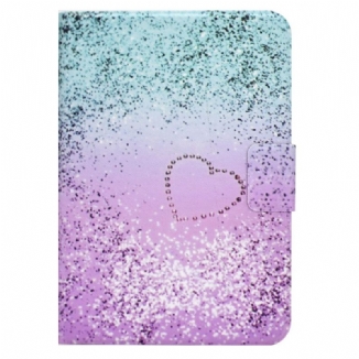 Capa De Couro Para iPad Mini 6 (2021) Lantejoulas Brilhantes