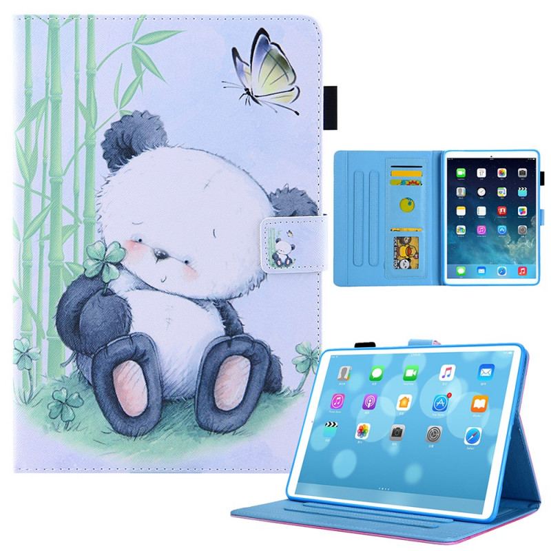 Capa De Couro Para iPad Mini 6 (2021) Panda Fofo