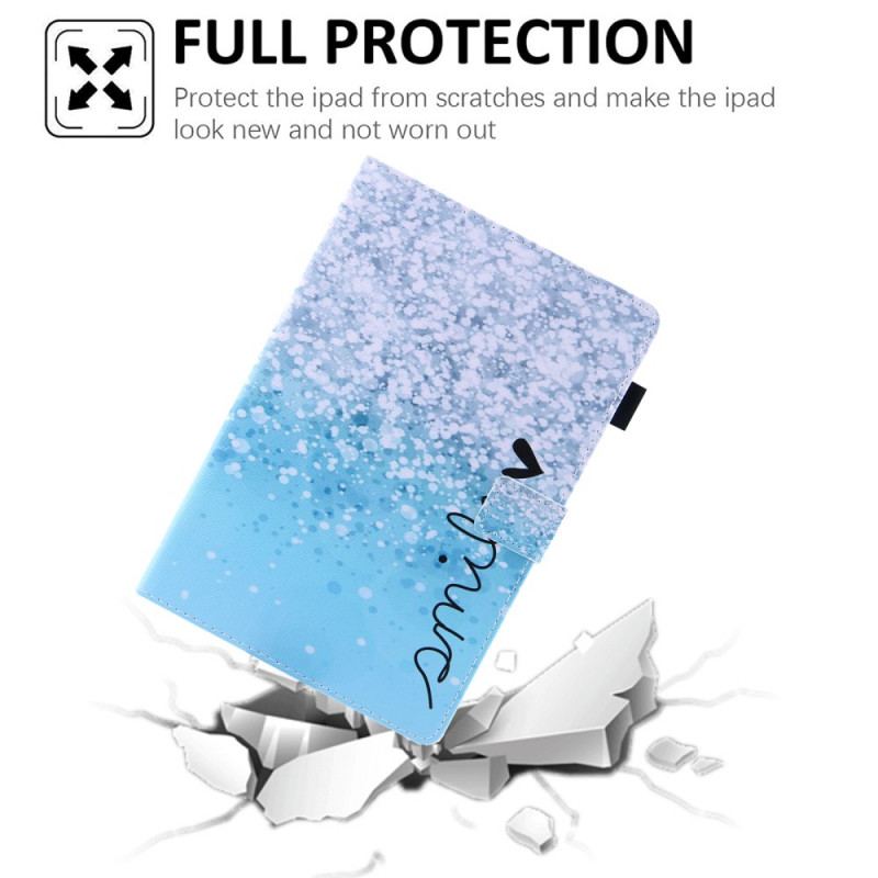 Capa De Couro Para iPad Mini 6 (2021) Sorriso Brilhante