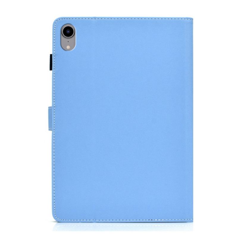 Capa Em Pele Para iPad Mini 6 (2021) Gatinho Divertido