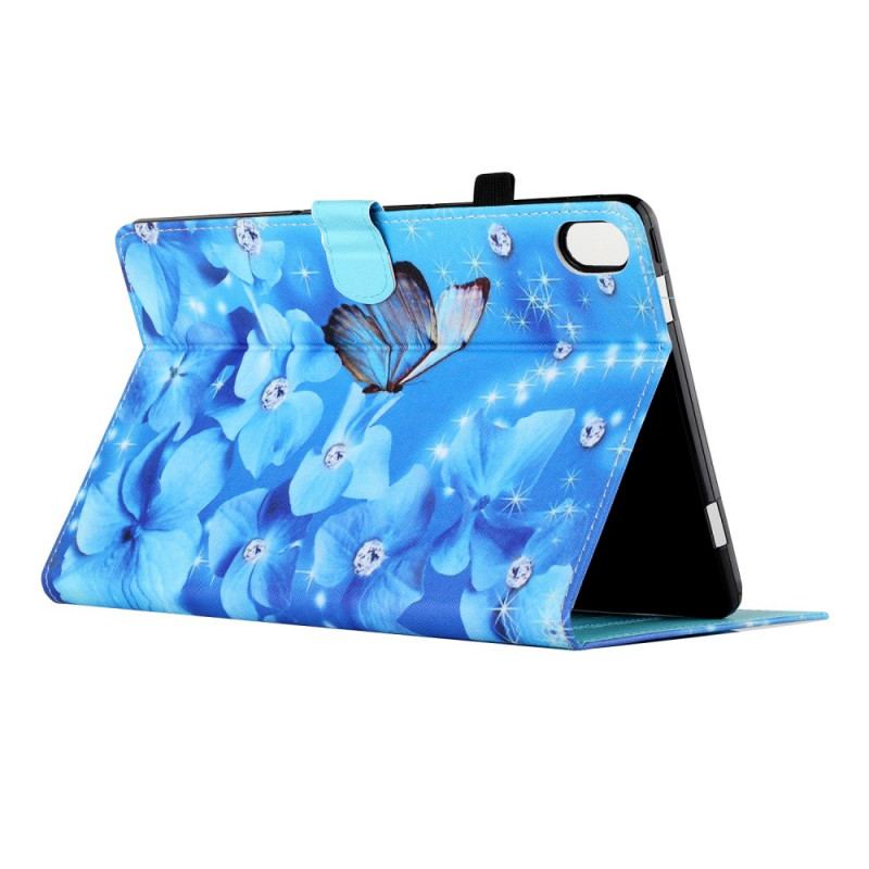 Capa Flip Para iPad Mini 6 (2021) Borboletas De Diamante