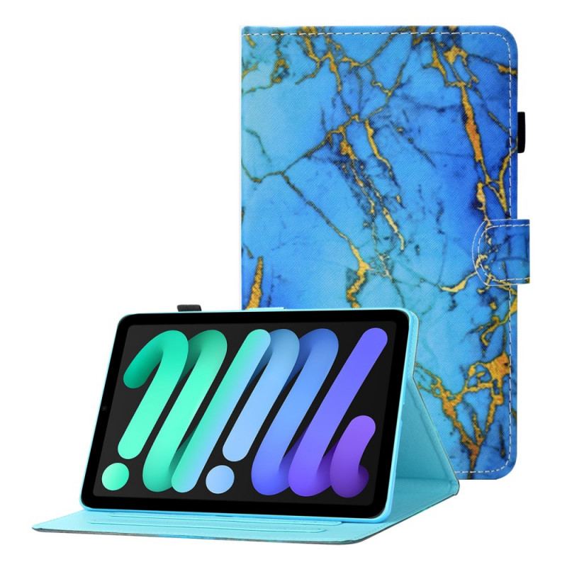 Capa Flip Para iPad Mini 6 (2021) Estilo De Mármore