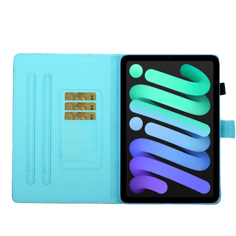 Capa Flip Para iPad Mini 6 (2021) Estilo De Mármore