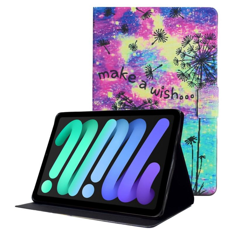 Capa Flip Para iPad Mini 6 (2021) Faça Um Desejo
