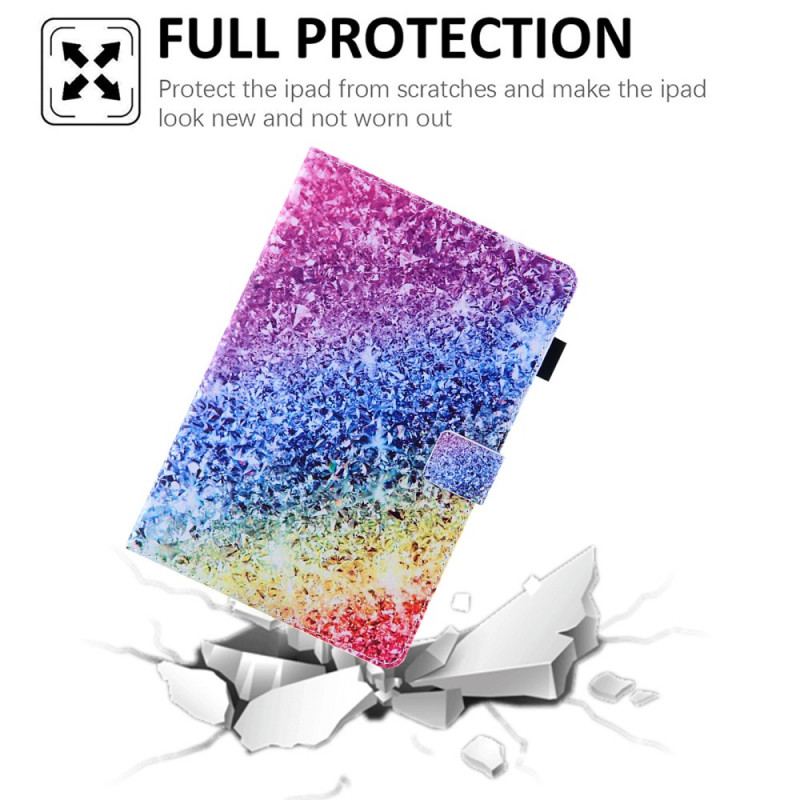 Capa Flip Para iPad Mini 6 (2021) Lantejoulas Brilhantes
