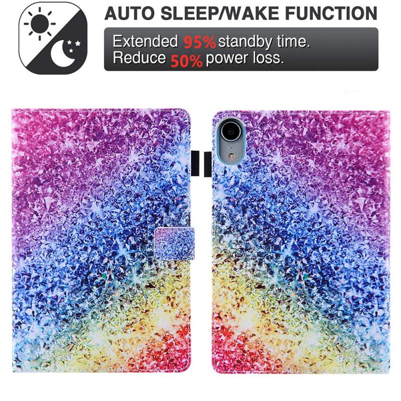 Capa Flip Para iPad Mini 6 (2021) Lantejoulas Brilhantes