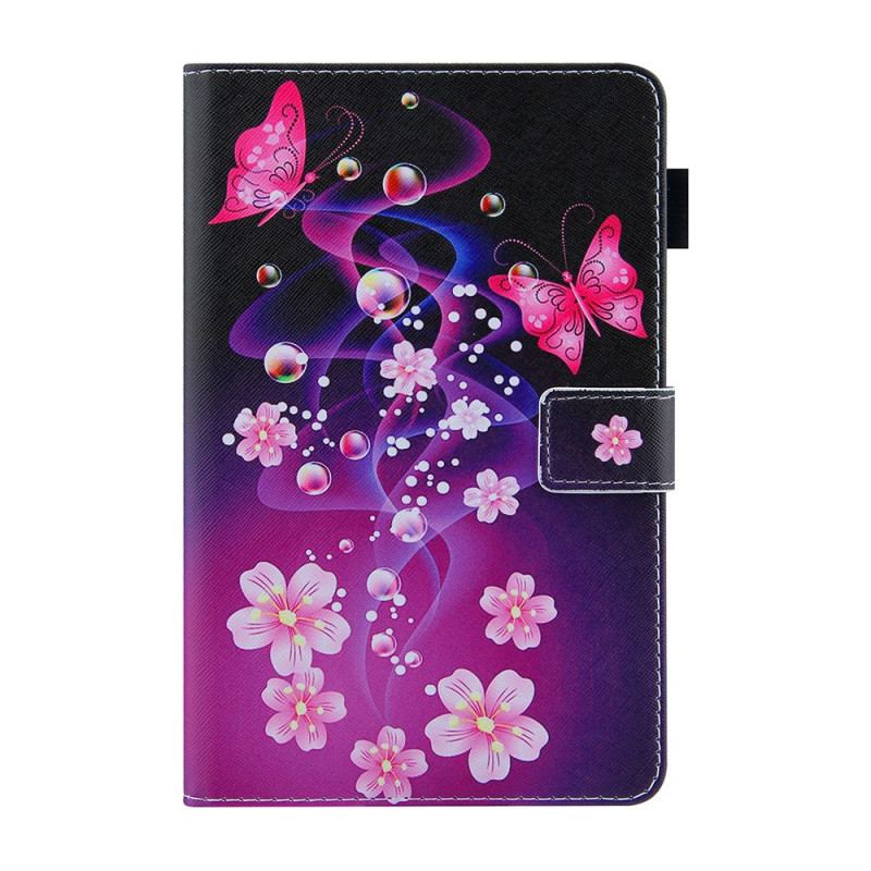 Capa Flip Para iPad Mini 6 (2021) Redemoinho De Borboletas