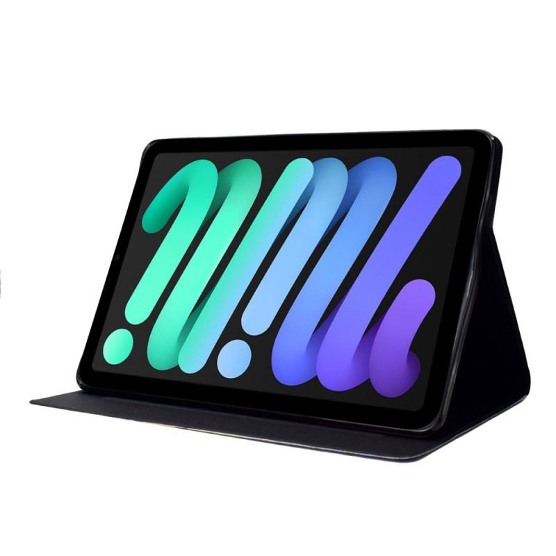 Capa Flip Para iPad Mini 6 (2021) Torre Eiffel Eu Te Amo