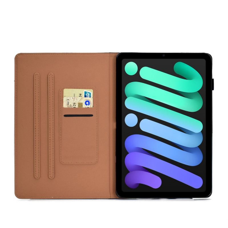 Capa Flip Para iPad Mini 6 (2021) Torre Eiffel No Verão