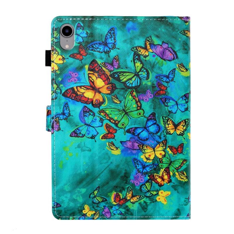 Capa Flip Para iPad Mini 6 (2021) Vôo De Borboletas