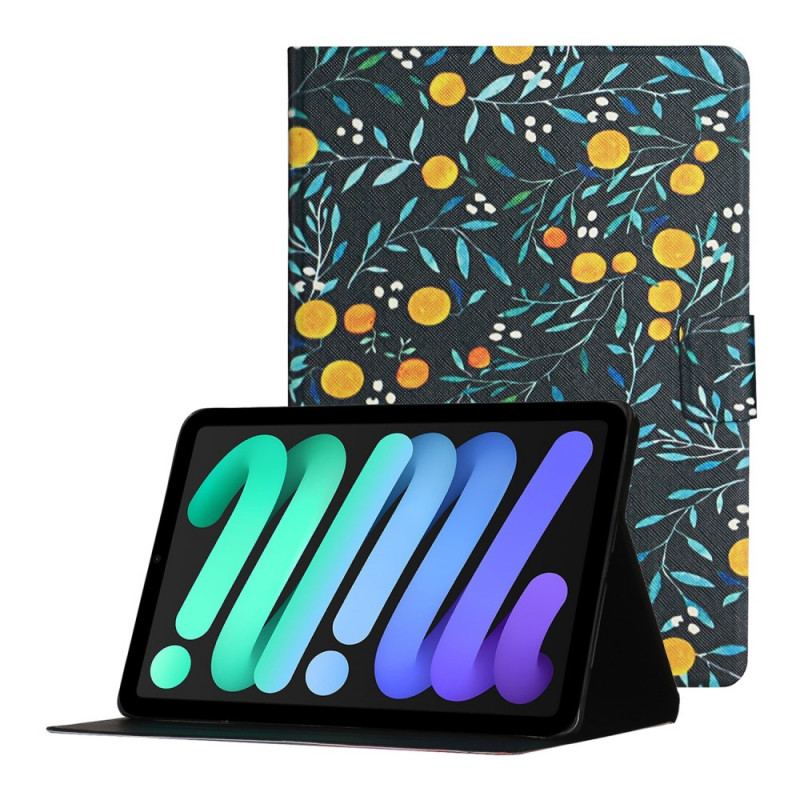 Capa Folio Para iPad Mini 6 (2021) Flores Flores Flores