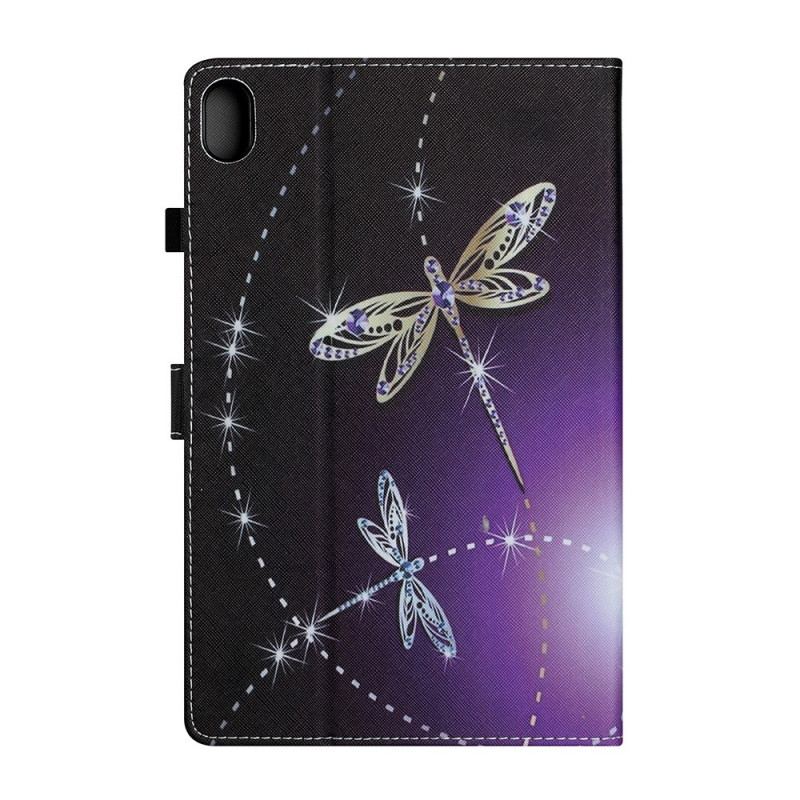 Capa Folio Para iPad Mini 6 (2021) Libélulas