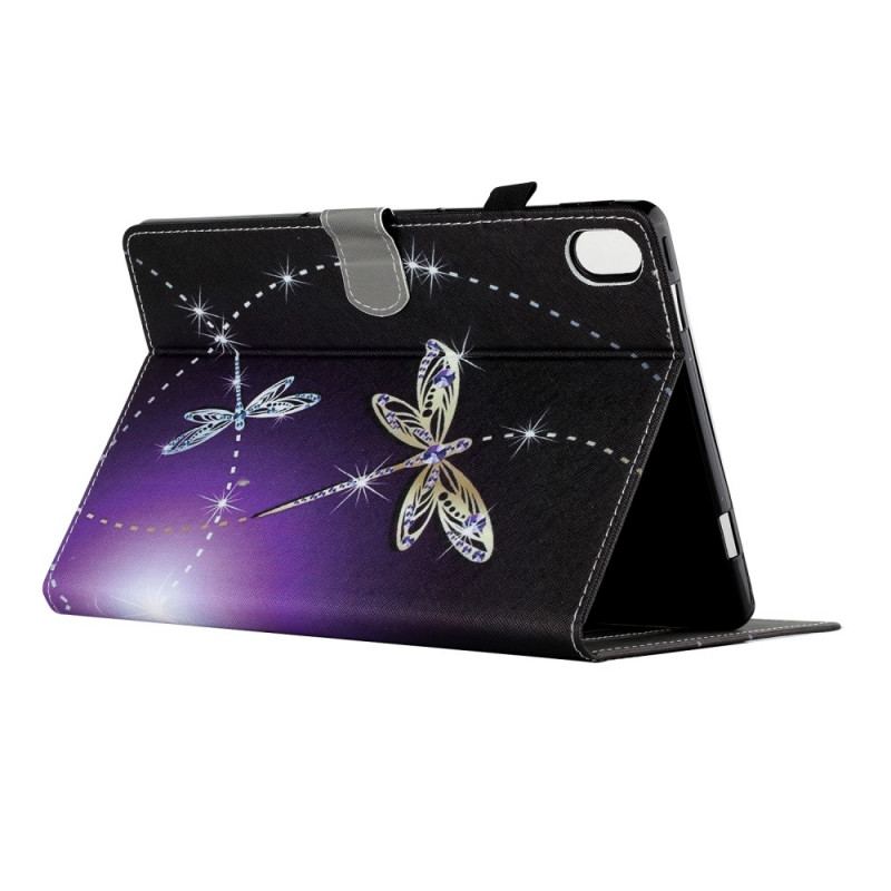 Capa Folio Para iPad Mini 6 (2021) Libélulas