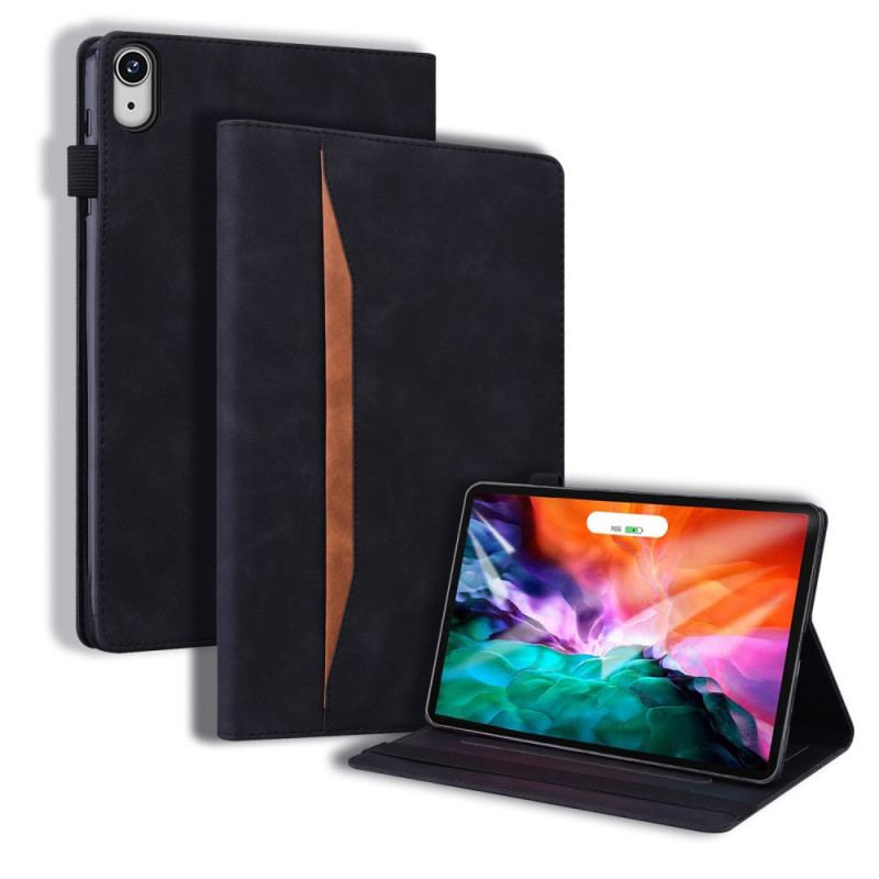 Capa Para iPad Mini 6 (2021) Efeito De Couro Bicolor