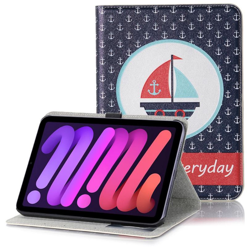 Capa Para iPad Mini 6 (2021) Feliz Todos Os Dias
