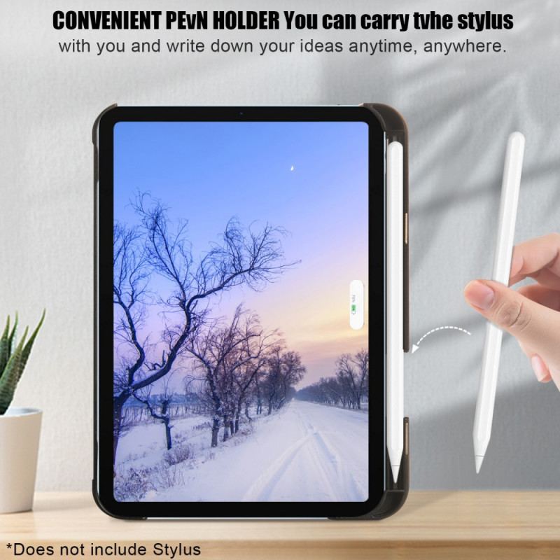 Capa Proteção Para iPad Mini 6 (2021) Efeito De Couro Giratório Em 360°