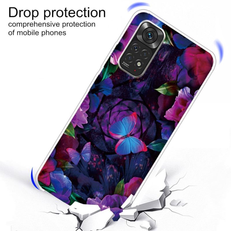 Capa De Celular Para Xiaomi Redmi Note 11 Pro / 11 Pro 5G Borboletas Variação