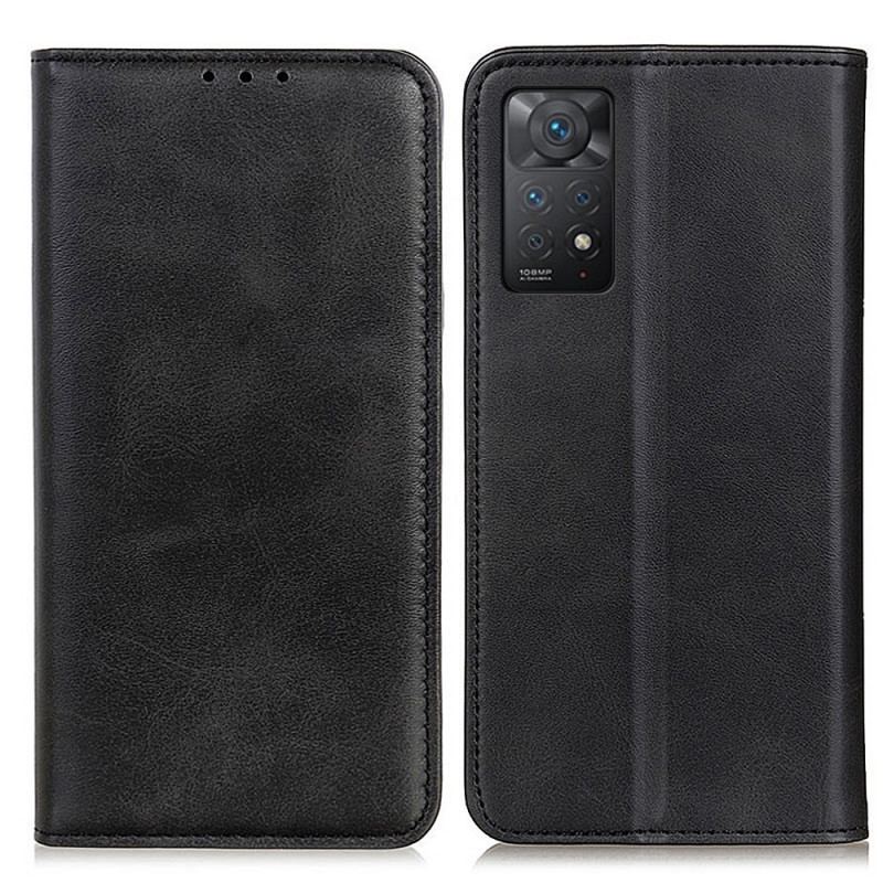 Capa De Celular Para Xiaomi Redmi Note 11 Pro / 11 Pro 5G Flip Couro Rachado Elegância