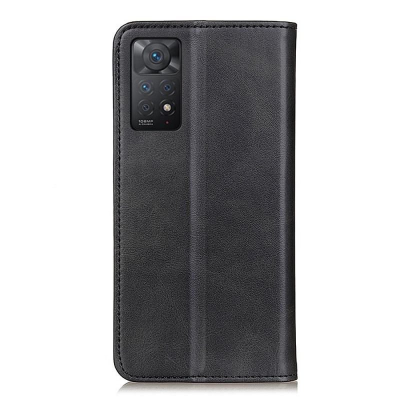 Capa De Celular Para Xiaomi Redmi Note 11 Pro / 11 Pro 5G Flip Couro Rachado Elegância