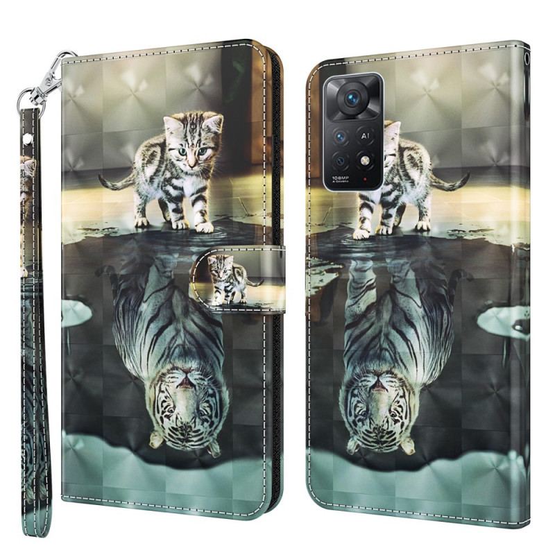 Capa Flip Para Xiaomi Redmi Note 11 Pro / 11 Pro 5G Ernesto O Tigre