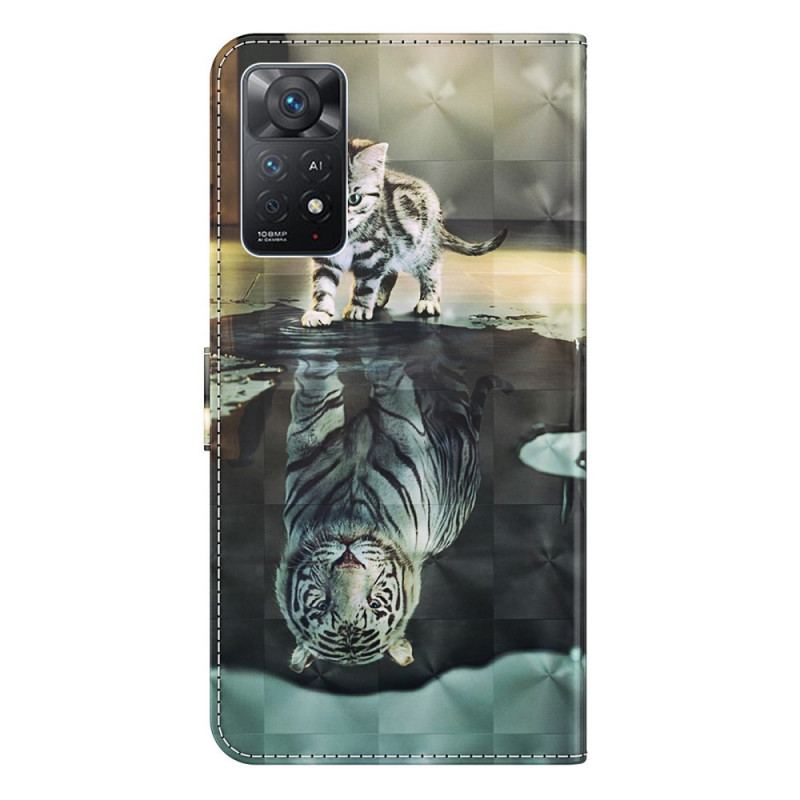 Capa Flip Para Xiaomi Redmi Note 11 Pro / 11 Pro 5G Ernesto O Tigre