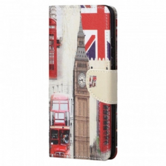 Capa Flip Para Xiaomi Redmi Note 11 Pro / 11 Pro 5G Vida Em Londres