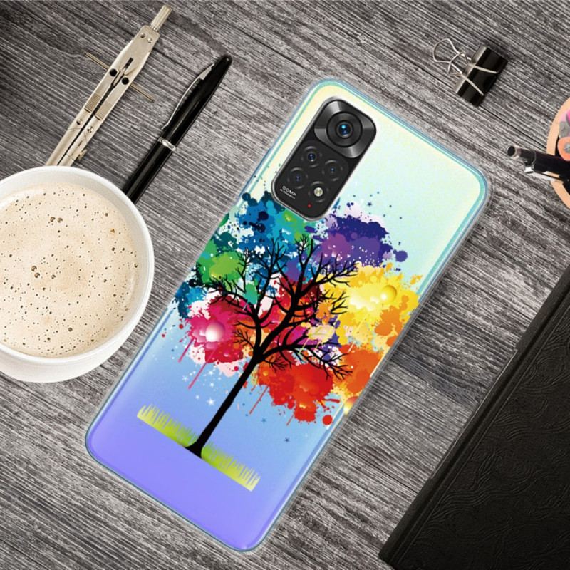 Capa Para Xiaomi Redmi Note 11 Pro / 11 Pro 5G Árvore Aquarela Perfeita